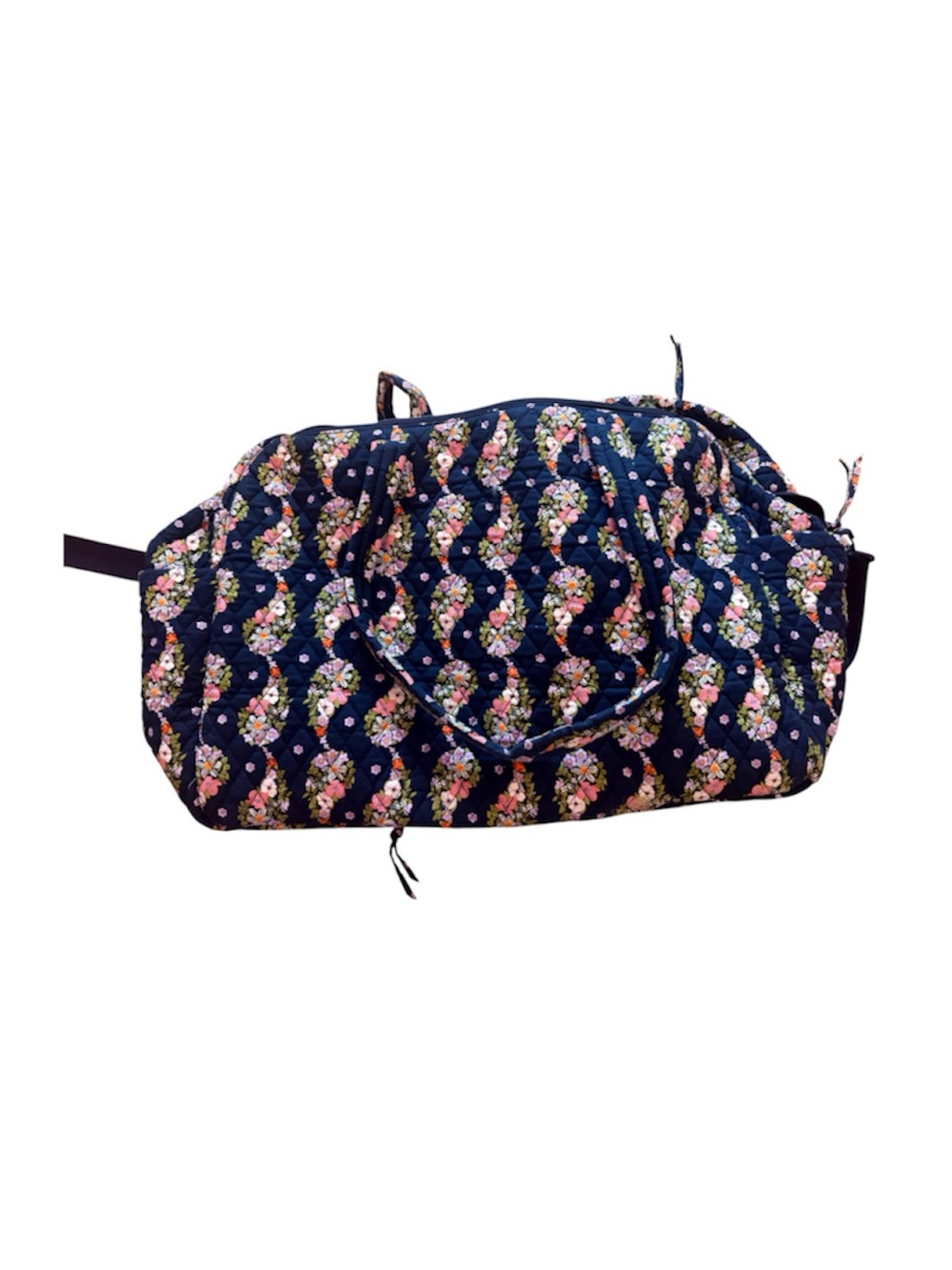 Vera Bradley Weekender Large Travel Bag in navy Paisley Rain